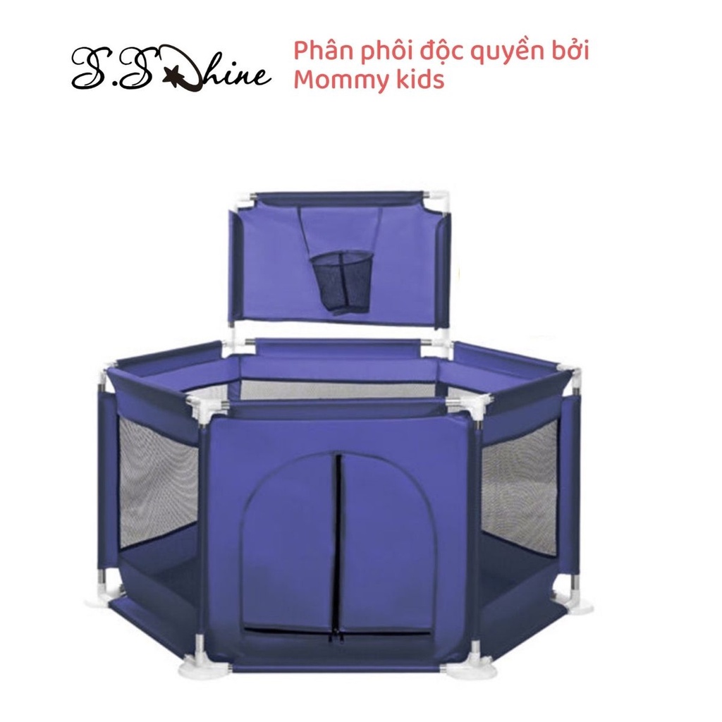 Quây cũi, nhà bóng kích thước 1m3 cho bé khung ninox 304 kích thước 1m3