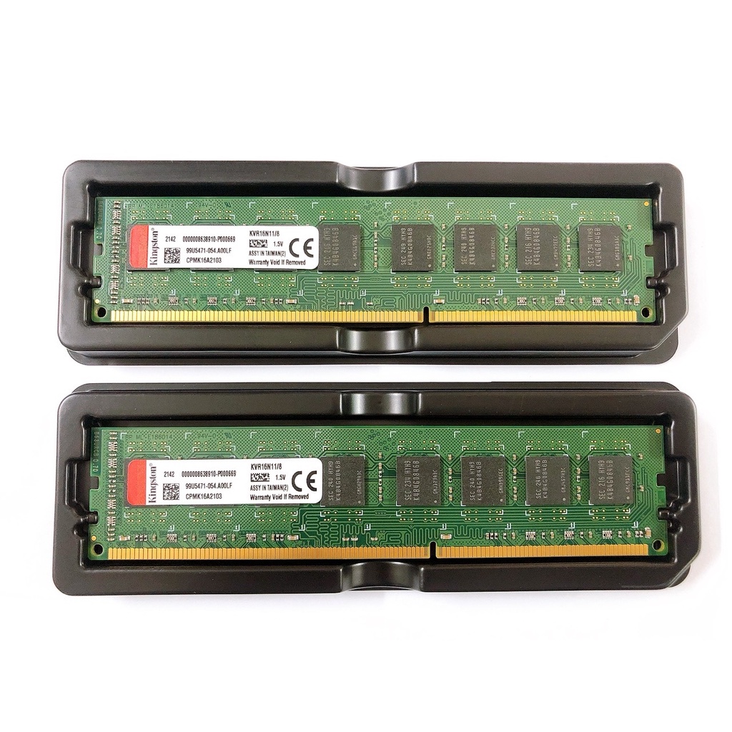 Ram PC Kingston 8GB DDR3 1600MHz PC3-12800 1.5V Dùng Cho Máy Tính Để Bàn Desktop - Bảo Hành 36 tháng 1 đổi 1