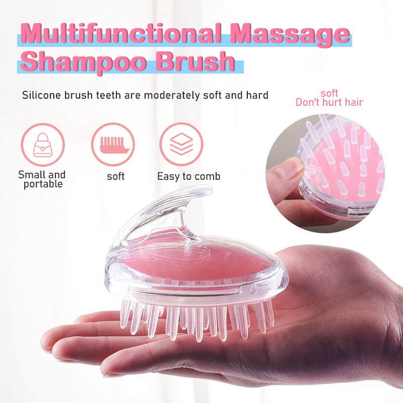 1 Lược Mát Xa Da Đầu Khi Tắm Tiện Dụng