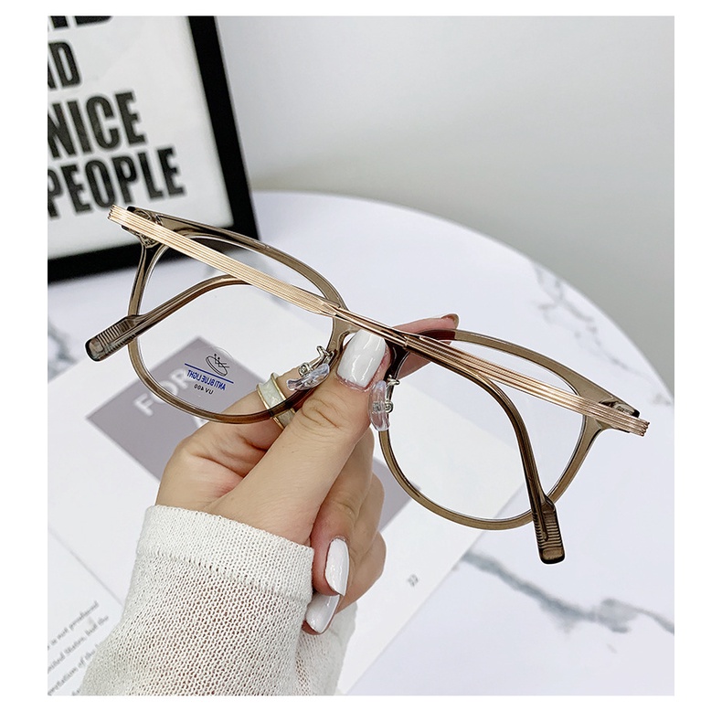 Mắt Kính Chống Bức Xạ Ánh Sáng Xanh Phong Cách Hàn Quốc Mới Cho Nam / Nữ