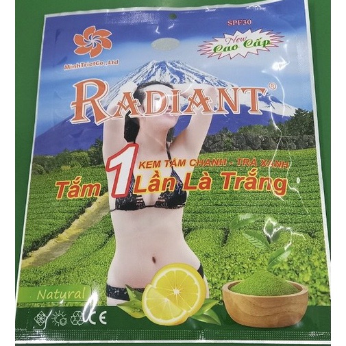 Tắm Trắng Chanh Trà Xanh Radiant 270g