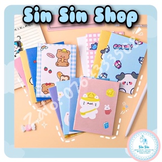 Sổ Tay Mini - Sổ Ghi Chú Nhỏ Gọn Hoạt Hình Dễ Thương - SINSIN
