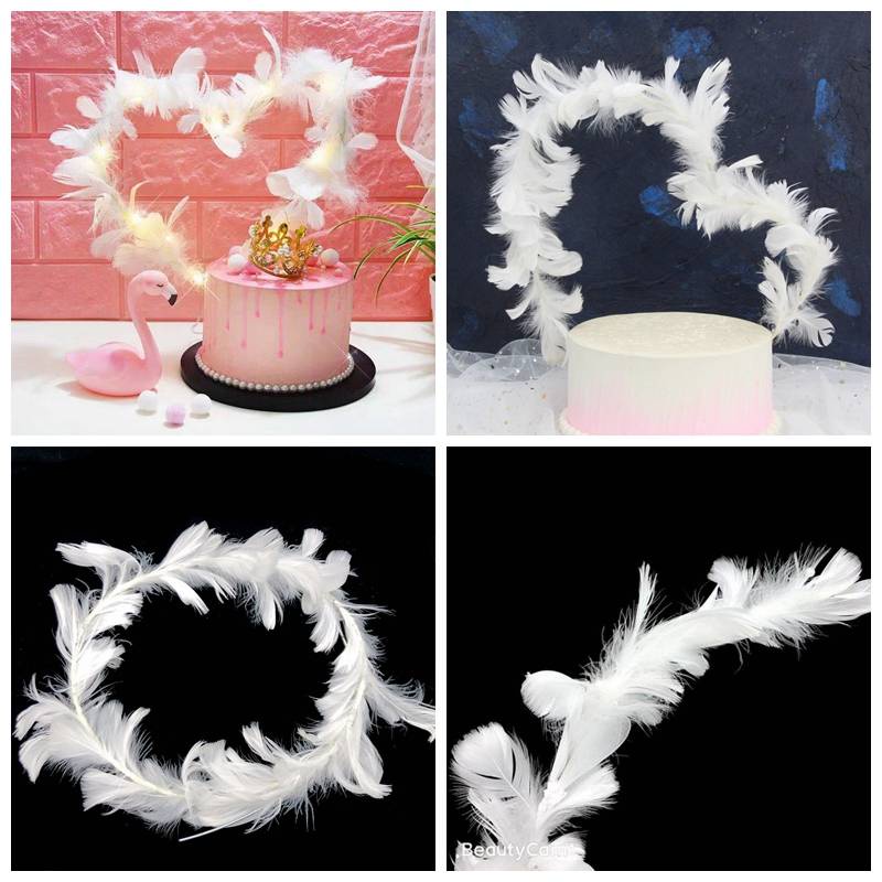 Cánh Thiên Thần Gắn Trang Trí Bánh Kem Sinh Nhật / Đám Cưới