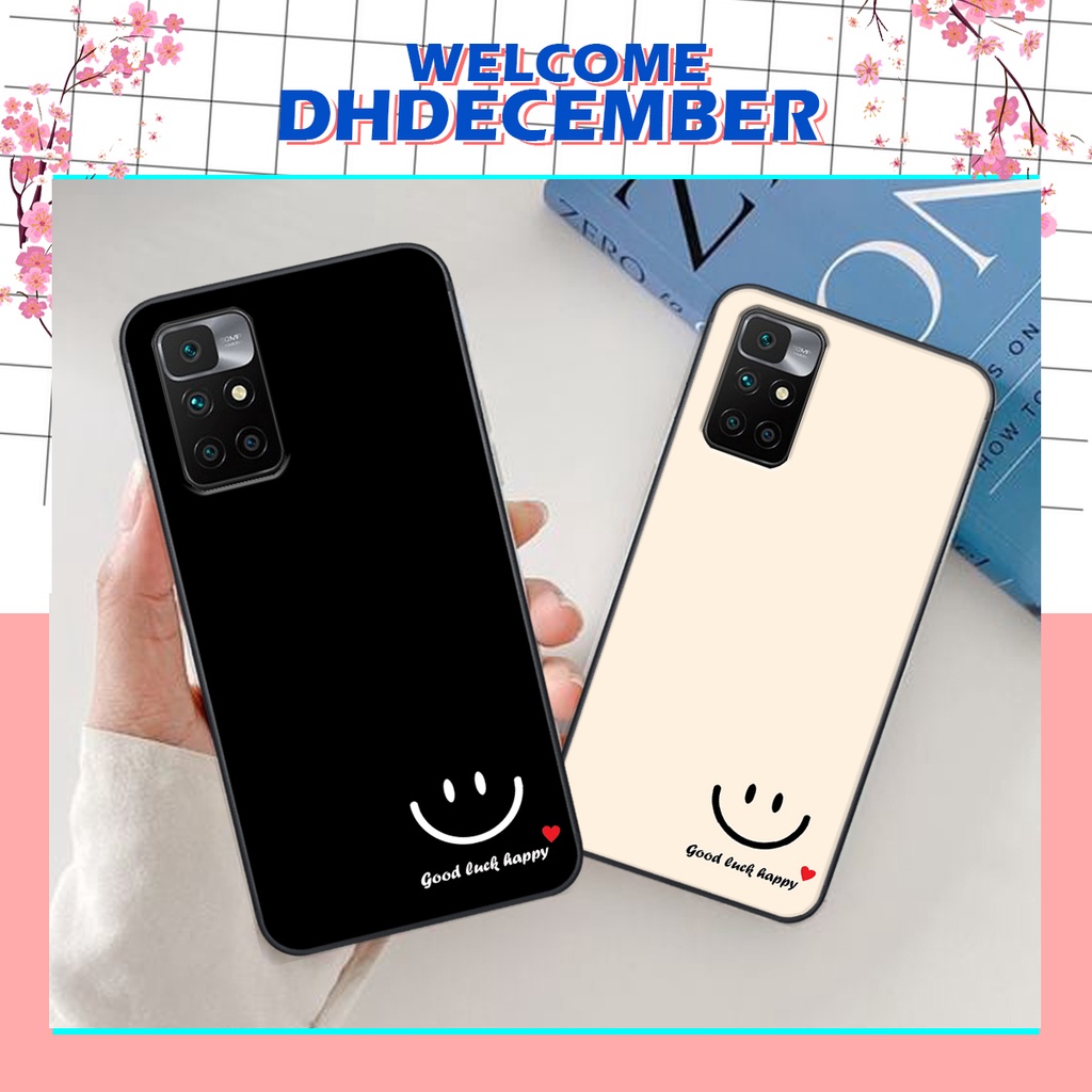 Ốp lưng Xiaomi REDMI 10 in hình nice ,good luck happy ốp xinh viền dẻo đẹp chất