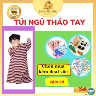 Túi ngủ Noonon Tháo Rời Ống Tay 🎁FREESHIP🎁 Túi ngủ giữ nhiệt- khóa 2 chiều- Chăn cho bé- Tặng set 3c KTYT