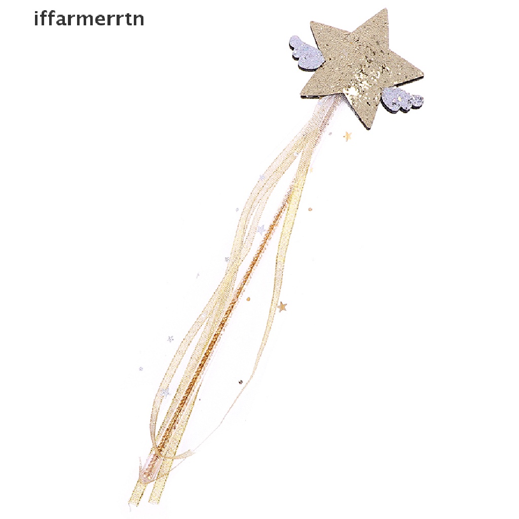 1 Gậy Hóa Trang Halloween Ngôi Sao Năm Cánh Phối Tua Rua Dễ Thương Cho Bé