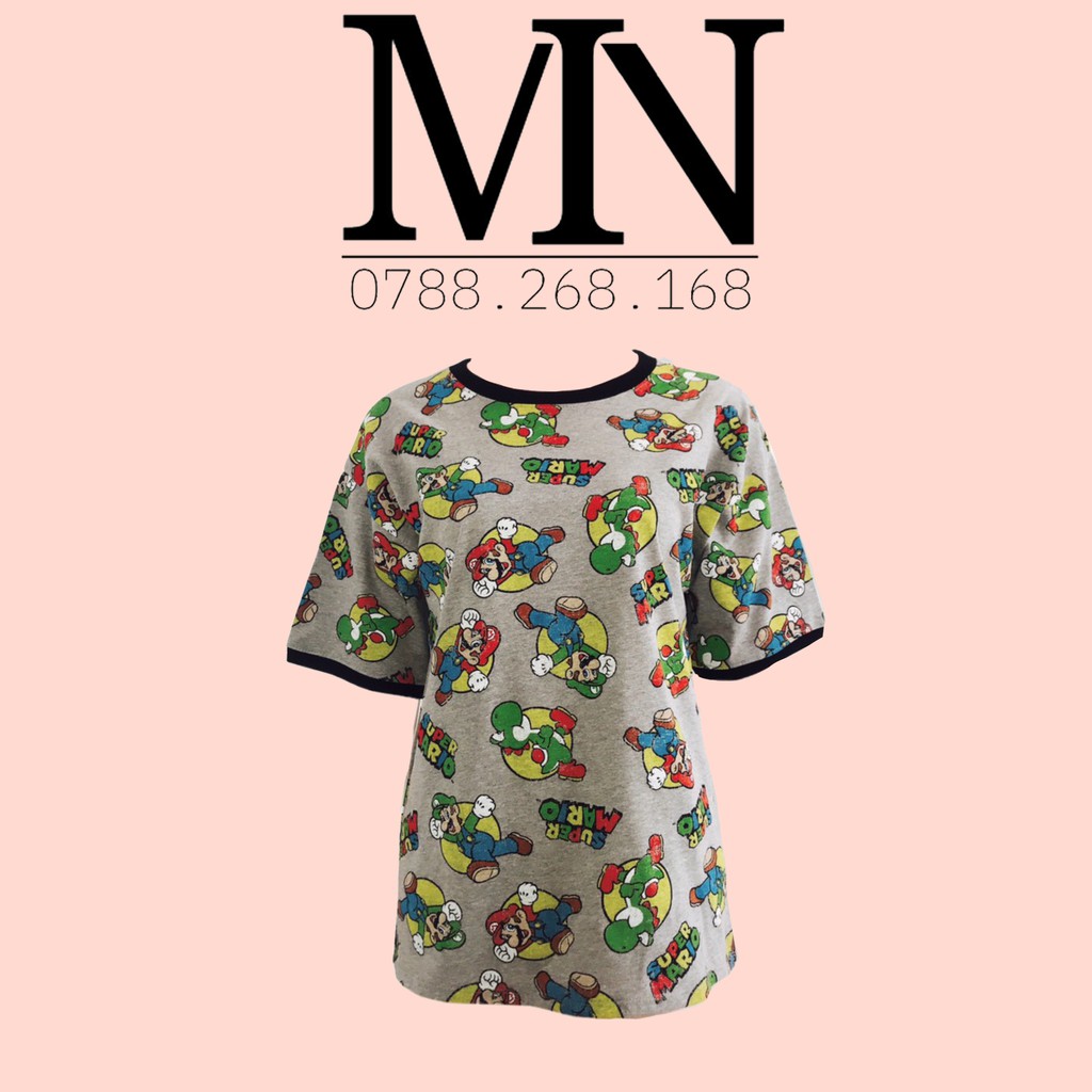 Áo thun form cánh dơi rộng vải Mario vnxk
