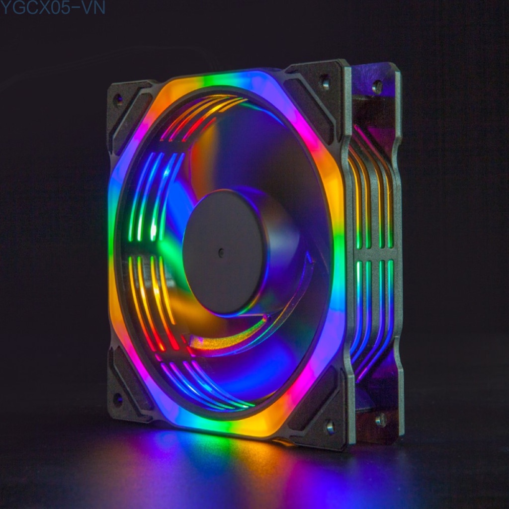 Quạt Tản Nhiệt 12 cm Rgb 1200rpm 15led Kèm Đèn Led Cho Pc | BigBuy360 - bigbuy360.vn