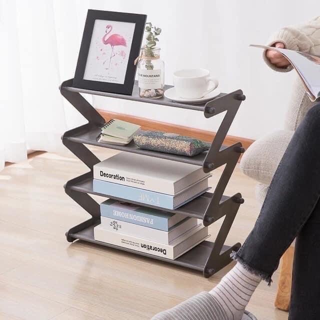 Kệ Giày Dép Hình Zích Zắc Đa Năng Gấp Gọn Phù hợp phòng có diện tích nhỏ