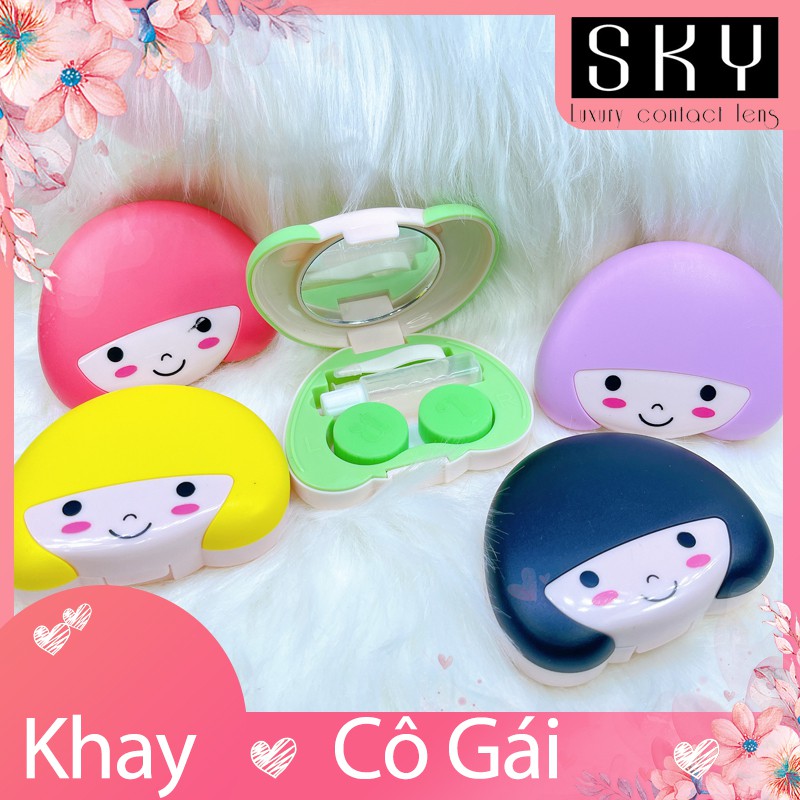 Khay Lens  hình Cô gái-Full dụng cụ