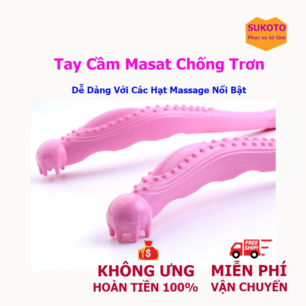 Cây Massage Cổ Vai Gáy - Gọn, Nhẹ Cho Hiệu Quả Ngay Sau 5 Phút, Nâng Cao Hiệu Suất Làm Viêc, Hết Căng Thẳng Stress