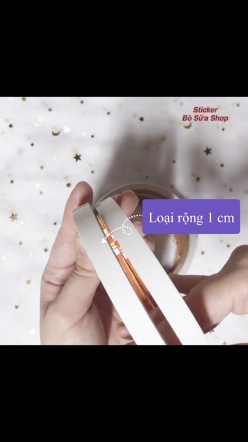 Băng keo 2 mặt rộng 0.5 cm và 1 cm