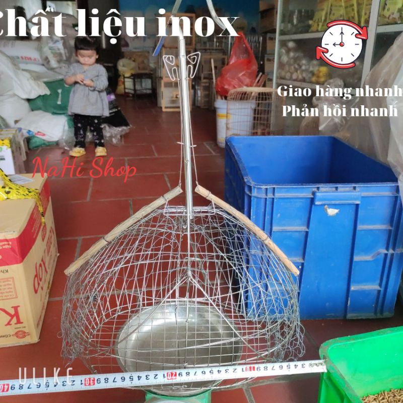 Lồng bẫy chào mào inox 2 mặt hình quả đào , lồng bẫy chim các loại siêu nhạy , loại mới fom đẹp