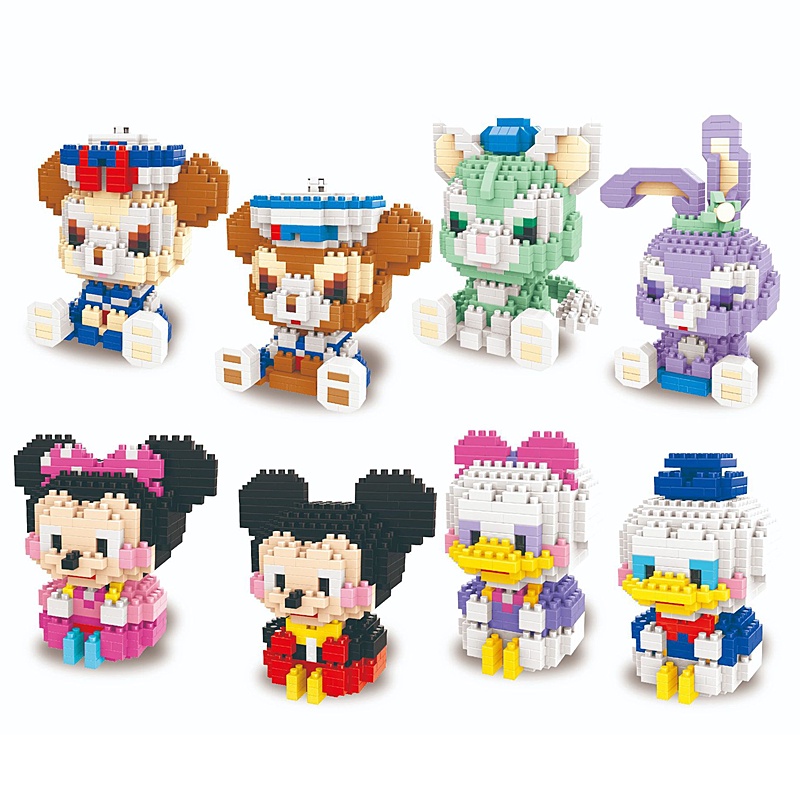 Disney Bộ 434 Khối Lego Xếp Hình Nhân Vật Hoạt Họa Mickey Và Minnie Dễ Thương