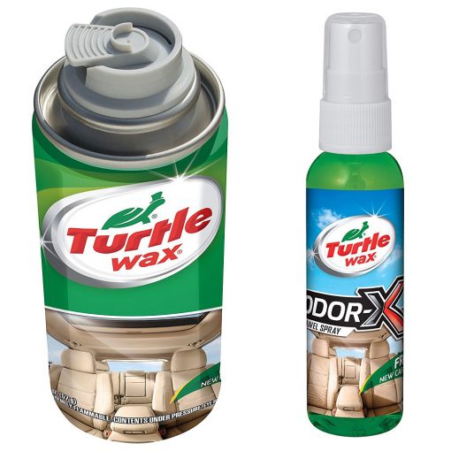 Bộ đôi sản phẩm Turtle Wax Diệt Khuẩn Và Xịt Khử Mùi Bên Trong Xe Ô tô POWER OUT 2 ODOR-X