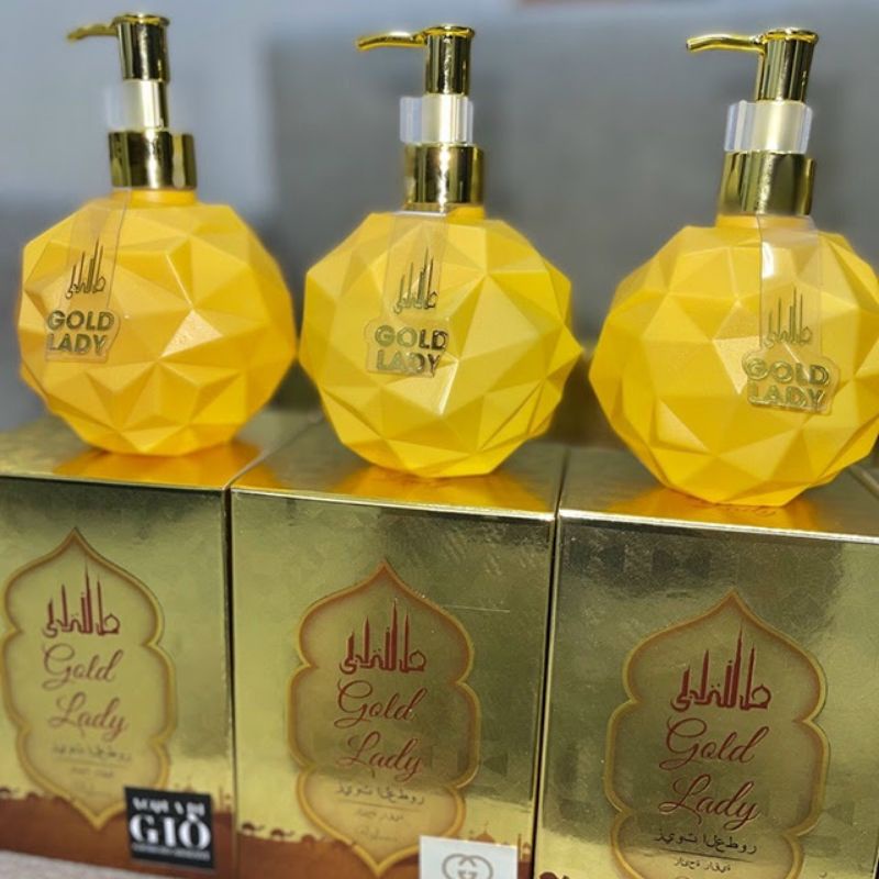 Sữa Tắm Hương Nước Hoa Dubai Gold Lady  Dưỡng Trắng Da Toàn Thân 400ml