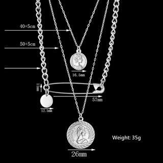 Set 3 dây chuyền unisex