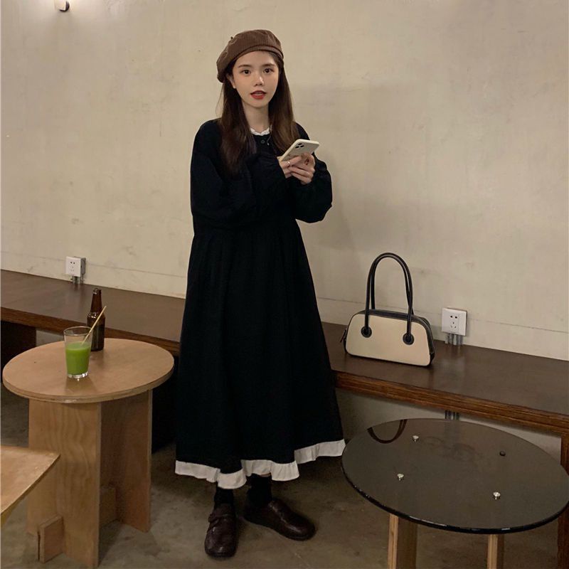 Đầm Babydoll Phong Cách Ulzzang Tay Phồng Tiểu Thư