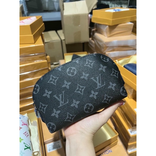 Túi cầm tay da thật