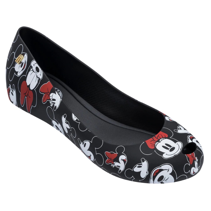 Giày nhựa thơm Melissa Ultragirl + Mickey Ad màu Đen