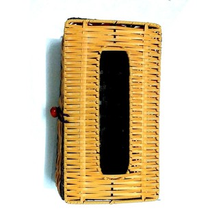 Hộp đựng giấy ăn mây chữ nhật
