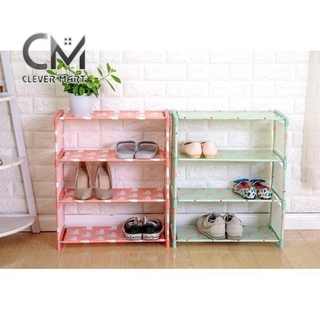 kệ giày dép 4 tầng họa tiết mẫu mới Hàng mới 2019