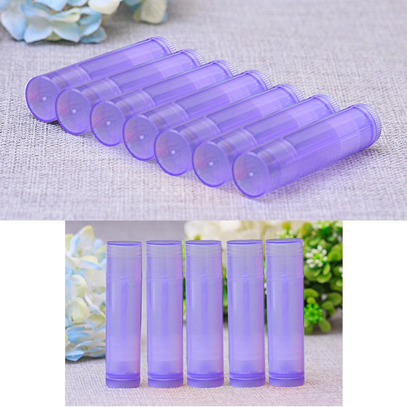 (Hàng Mới Về) Set 10 Ống Rỗng Đựng Son Môi Bằng Acrylic Trong Suốt Kèm 1 Khay Đựng Tiện Dụng