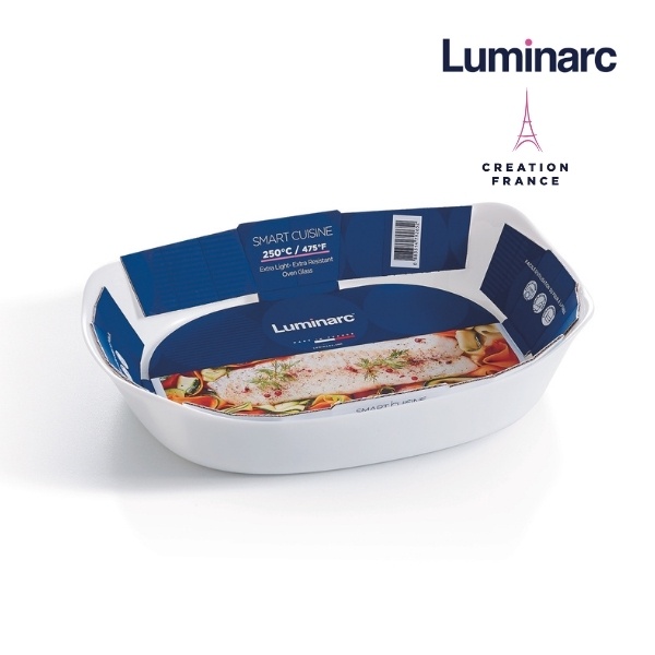 Khay Nướng Thuỷ Tinh Luminarc Smart Cuisine Chữ nhật 30x22cm- LUKHP8332