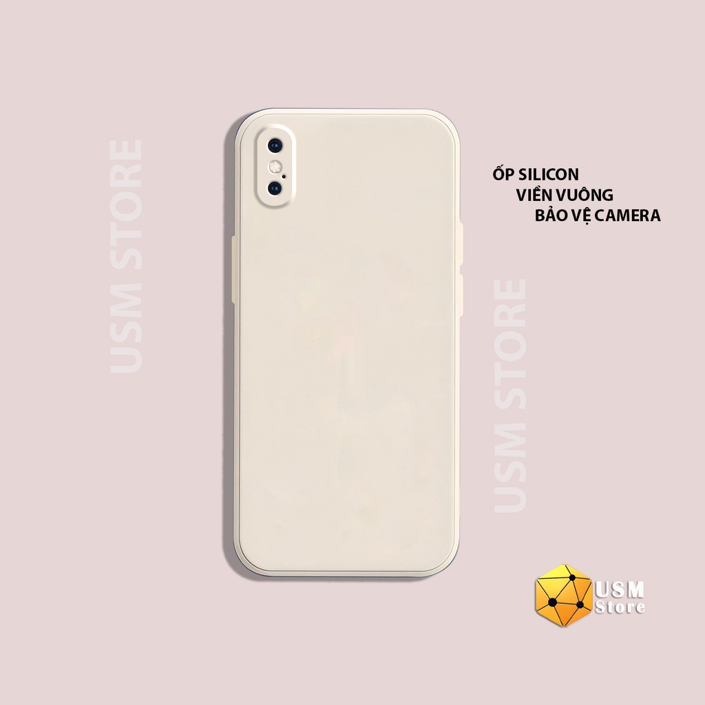 Ốp điện thoại iphone 6/6s/6plus/7plus/8/8plus/X/XS/XSmax/XR viền vuông có cạnh bảo vệ camera, hình mèo dễ thương