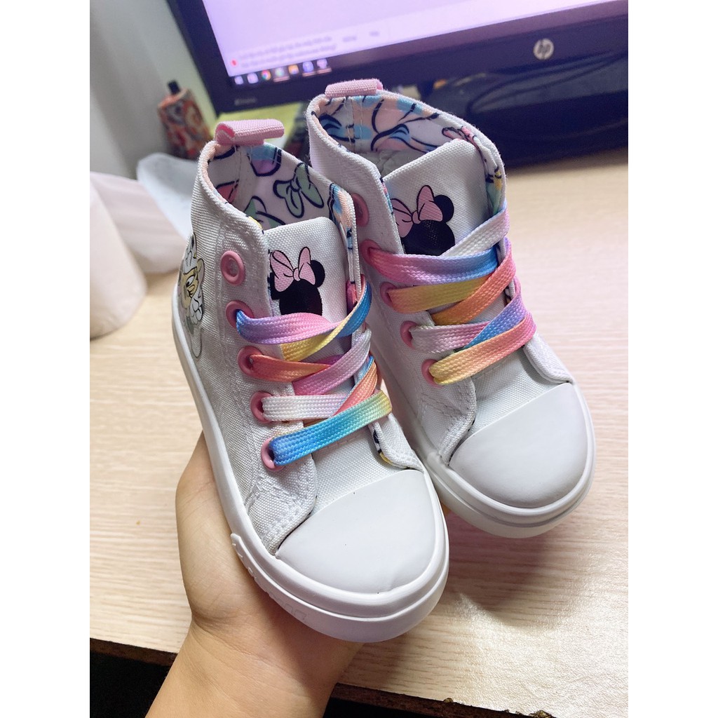 Giày cao cổ Minie Mouse bé gái dư xịn | BigBuy360 - bigbuy360.vn