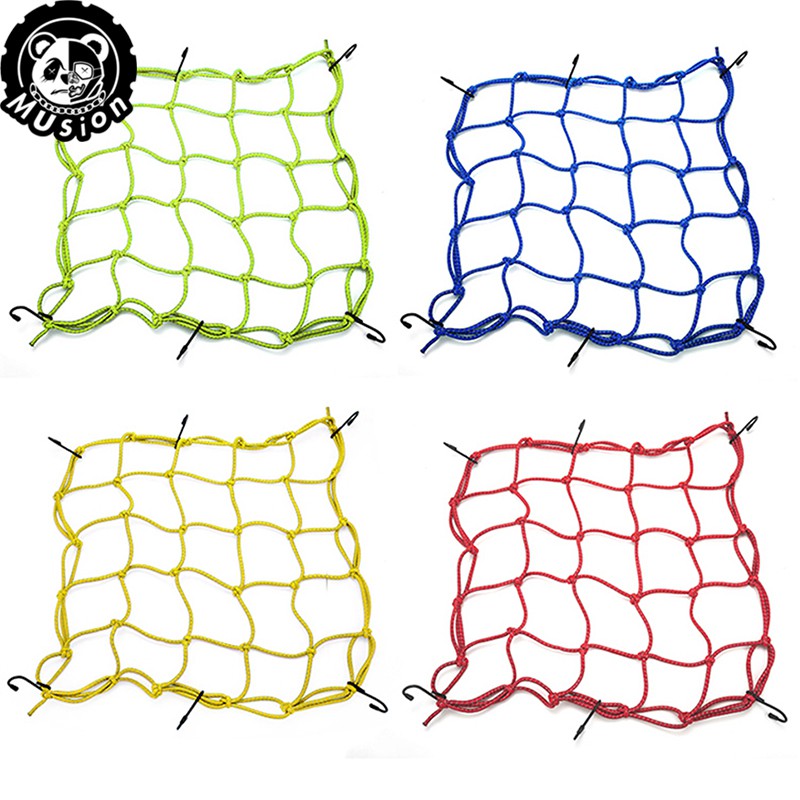 Lưới phản quang dùng giữ nón bảo hiểm / hành lý trên xe mô tô tiện lợi