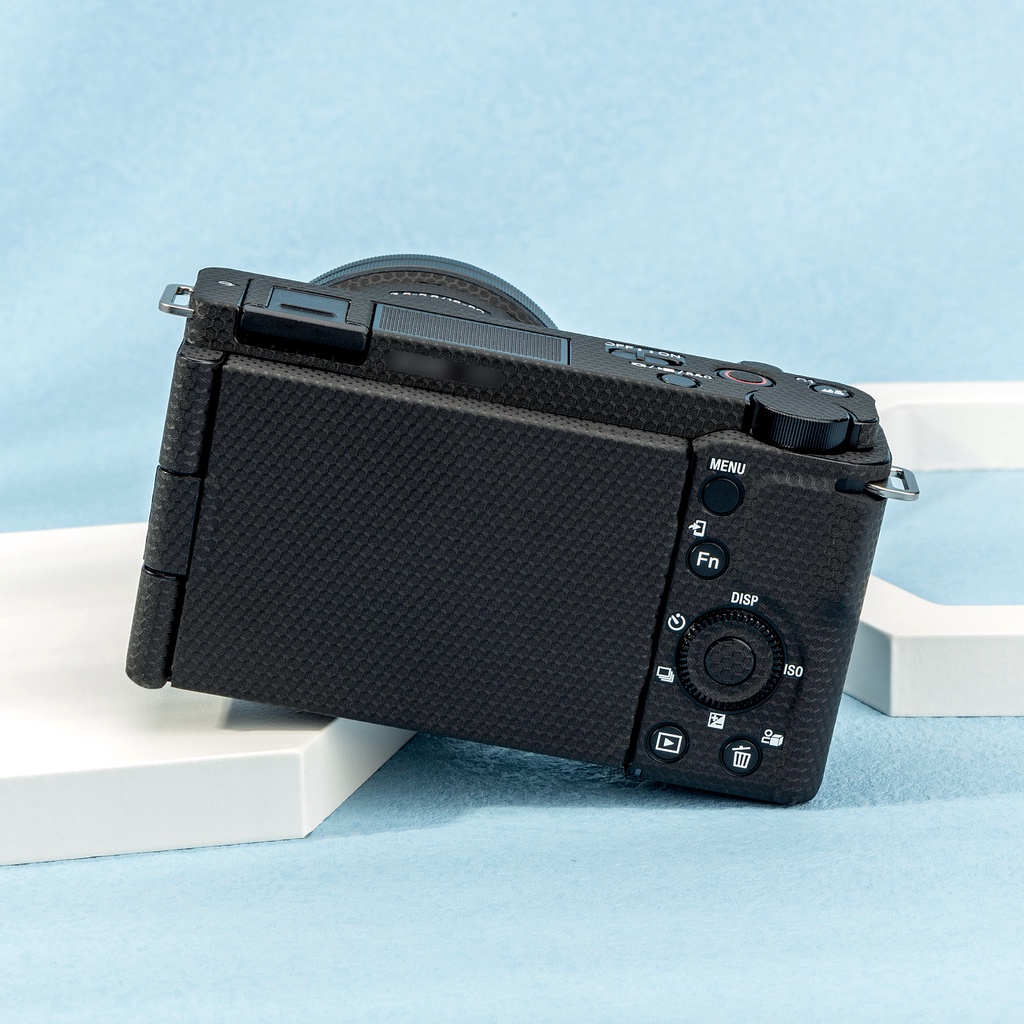 Miếng Dán Trang Trí Chống Trầy 3M Cho Máy Ảnh Sony ZV-E10 Body + Ống Kính 16-50mm KIWI ZV-E10