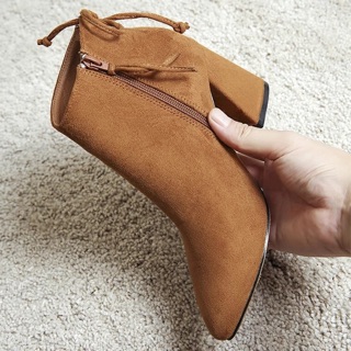 Boots da lộn 7p buộc dây