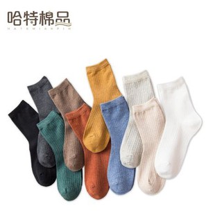 Tất Len Gân Cổ Cao Style Hàn Quốc