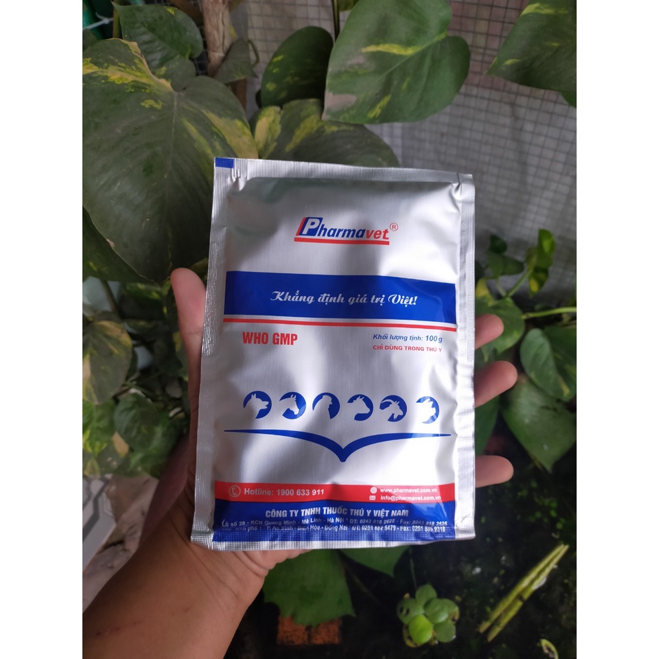 PHARMALOX - Chửa chướng hơi, nhiễm độc thức ăn, táo bón, giải độc gói 100g