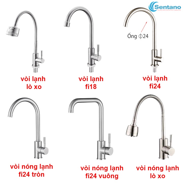 Combo chậu rửa chén đúc SENTANO SC-10 6045T inox sus304 1 ngăn lớn có lớp chống ồn, bộ xả chống hôi tuyệt đối