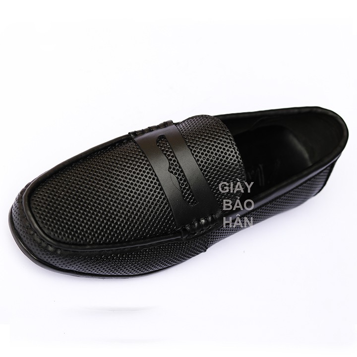 Giày Lười Da Nam Xuất Dư, Gót Mềm (Driver Shoes) - Da Bò, Mã GL066.