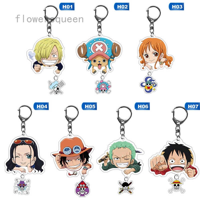 Móc khóa hình nhân vật hoạt hình One Piece dễ thương