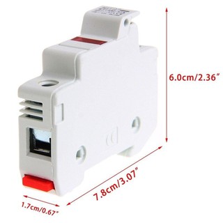 Hộp cầu chì Cầu chì hộp Vỏ cầu chì sứ kèm cầu chì RT18 - 32X 1A 2A 4A 5A 6A 10A 16A 20A 32A RT18-32X 10x38mm