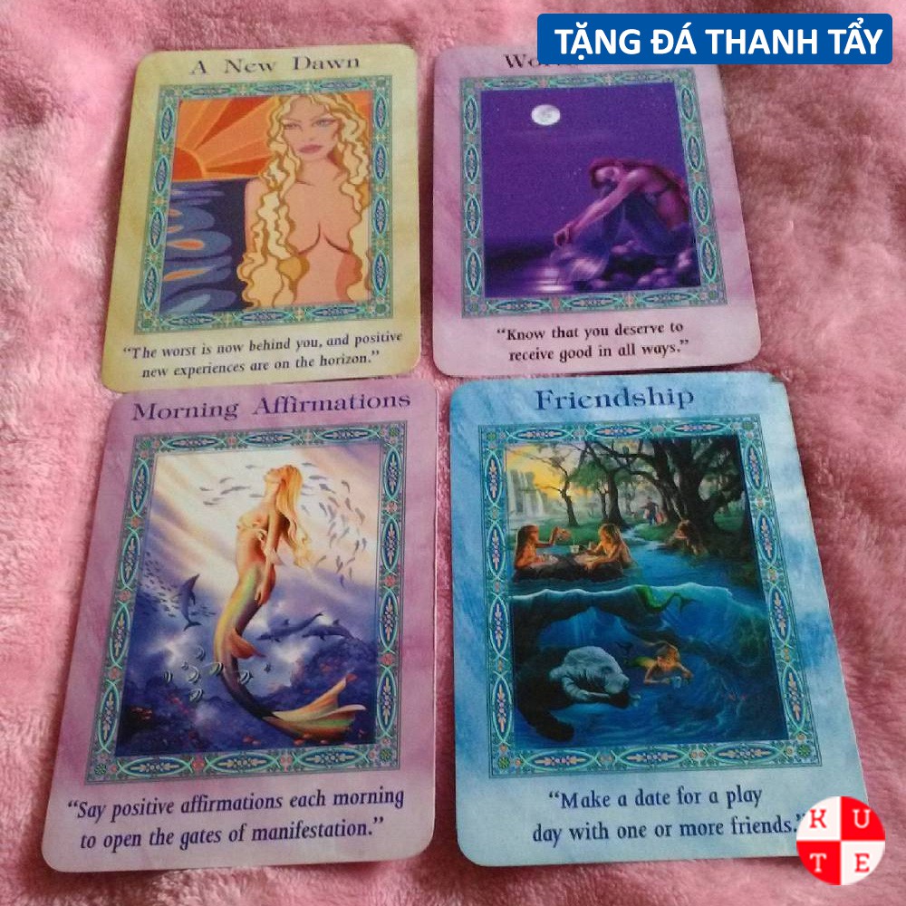 Bài Oracle Magical Mermaid And Dolphins 44 Lá Bài Tặng File Tiếng Anh Và Đá Thanh Tẩy C92