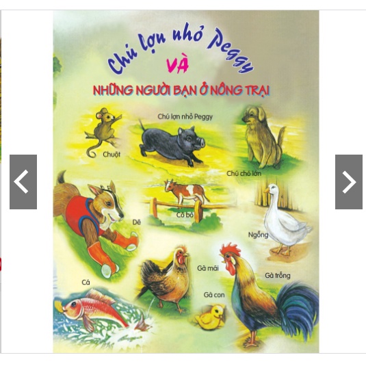 Sách - Chú lợn nhỏ Peggy và những người bạn ở nông trại (bìa cứng)
