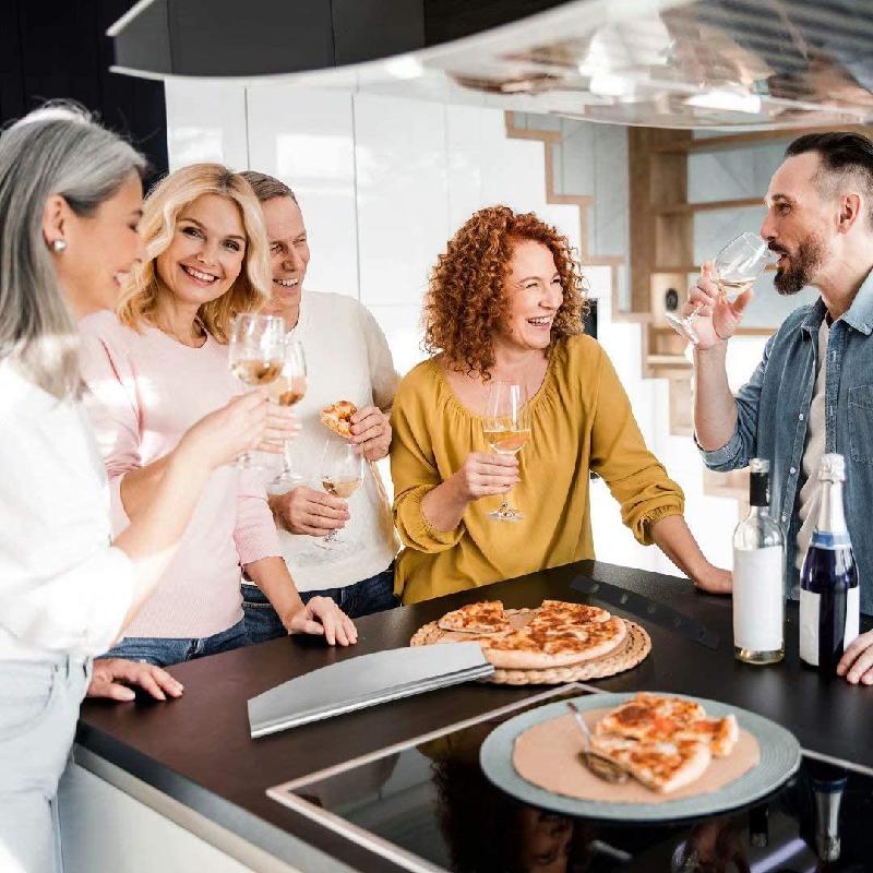 Dụng cụ cắt bánh pizza ANAEAT làm từ thép không gỉ sắc bén