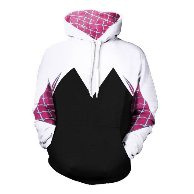 Áo hoodie dáng rộng dài tay in hình Spider-Man No Way Home