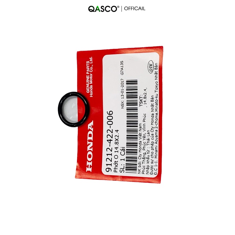 Phớt O 14.8X2.4 HONDA Winner / Lead 125 / Pcx / Sh  MODE / Vision