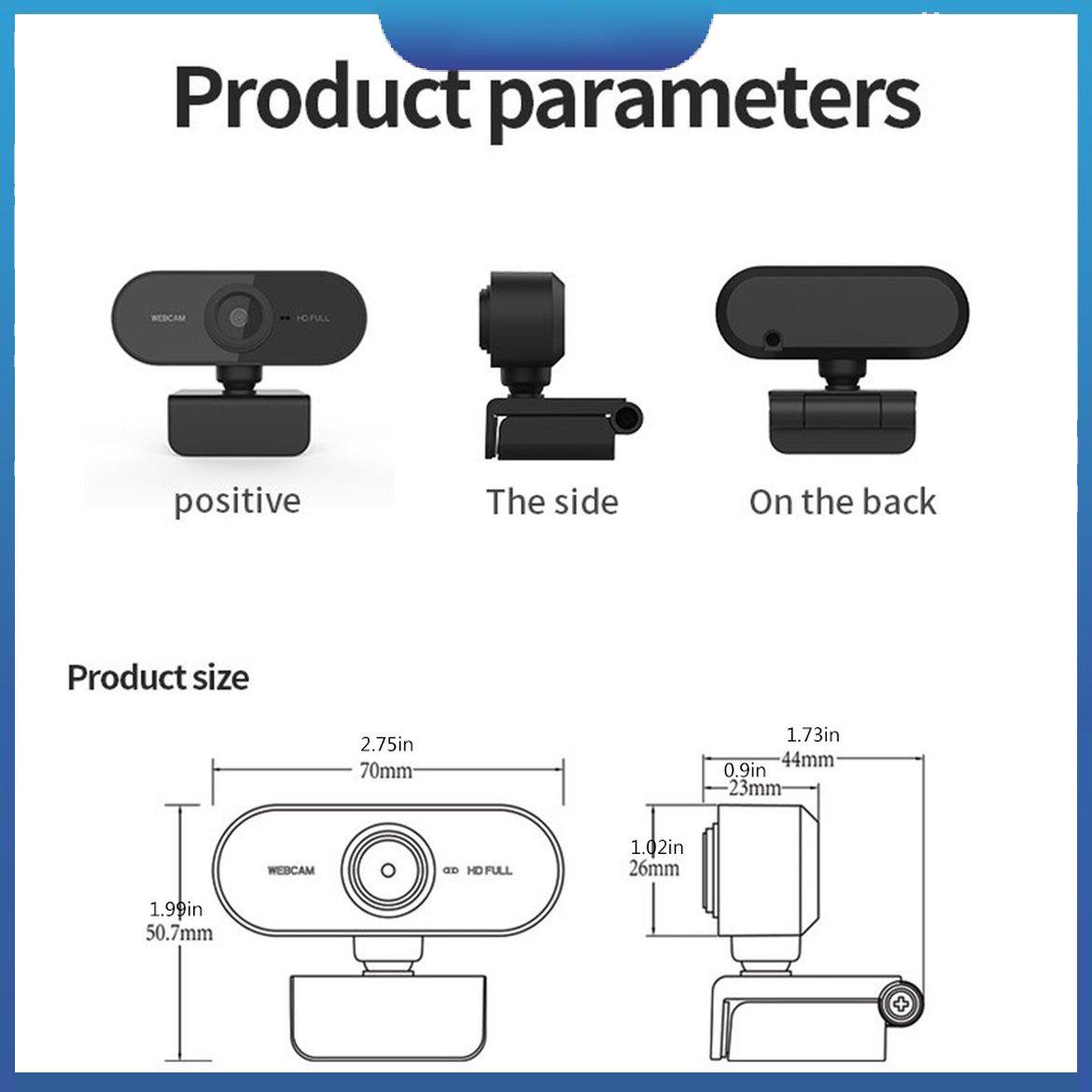 Webcam 1080p mini usb 2.0 có micro USB cho máy tính | BigBuy360 - bigbuy360.vn
