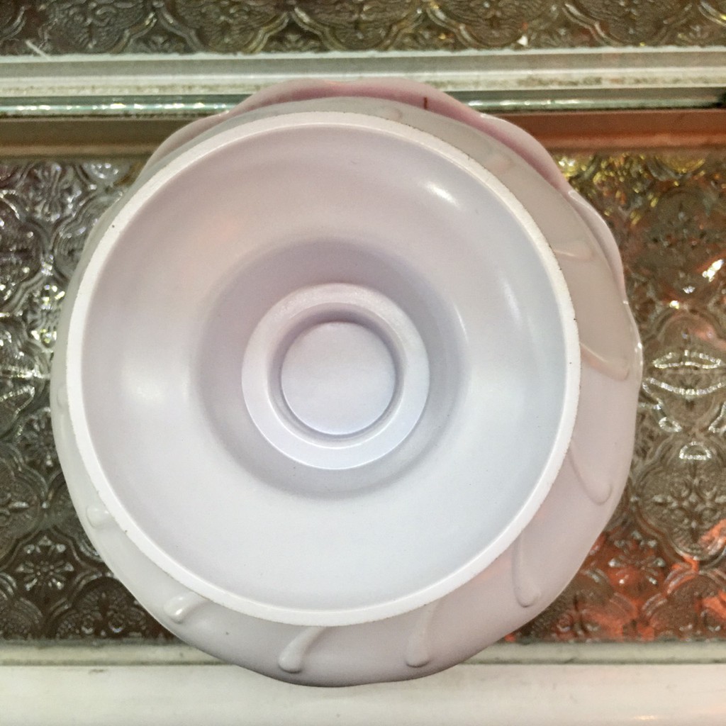 Dĩa trái cây mica Hoa Mẫu đơn15cm, 17cm