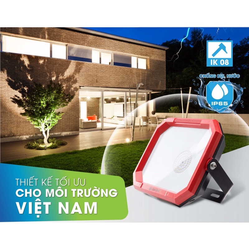 Đèn LED chiếu pha 50w CP08 Rạng Đông mẫu mới thiết kế xuất Mỹ