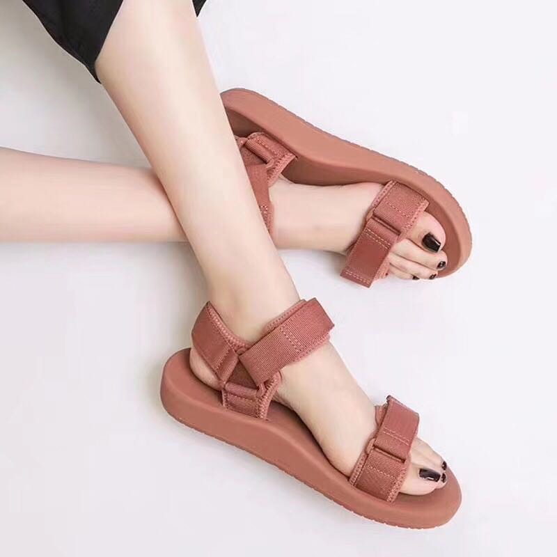 GIÀY SANDAL NỮ THỜI TRANG - GIÀY SANDAL NỮ QUAI NGANG CÁ TÍNH MWC NUSD- 2724