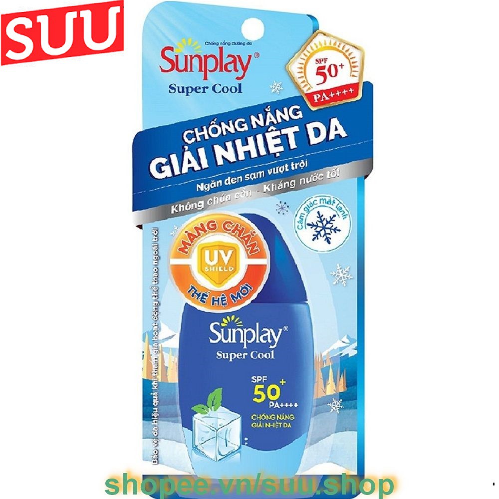 Sữa Chống Nắng Sunplay 30g Giải Nhiệt Da Super Cool SPF50+, suu.shop cam kết 100% chính hãng