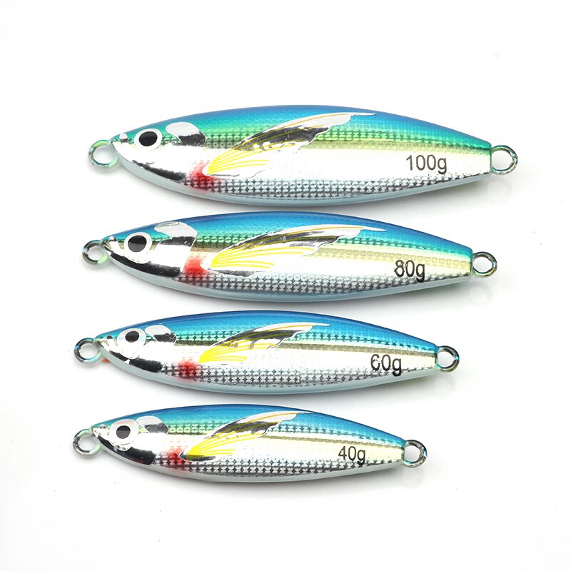 1 Mồi Câu Cá Nước Mặn Chậm Từ Nhật Bản 40/60/80/100G